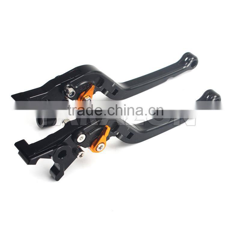 Motorcycle adjustable hand brake and clutch levers for road bike