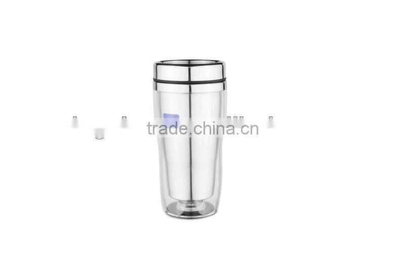 stainless steel travel auto mug 450ml thermo mug