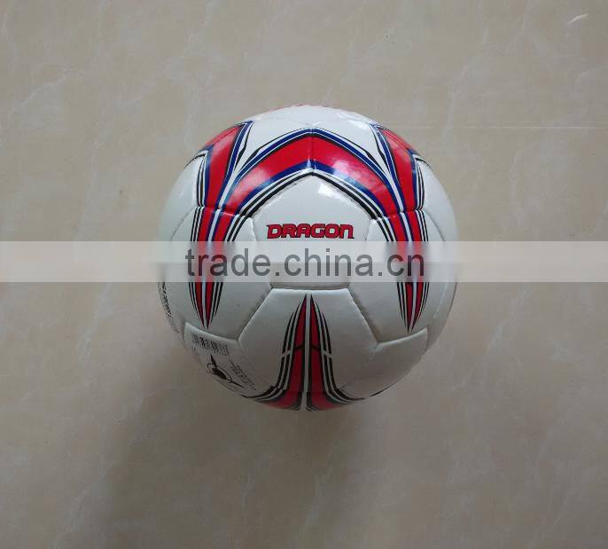 hand stitched size 5 soccer ball in PU material
