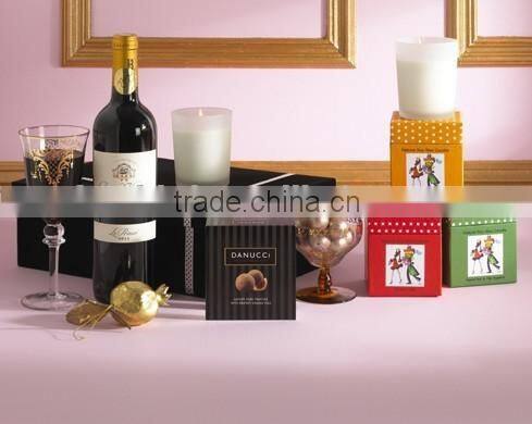 Romantic Scented Soy Wax Candle in glass jar with gift box