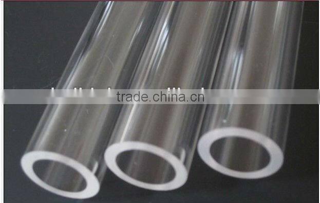 Transparent plastic cylinder tube