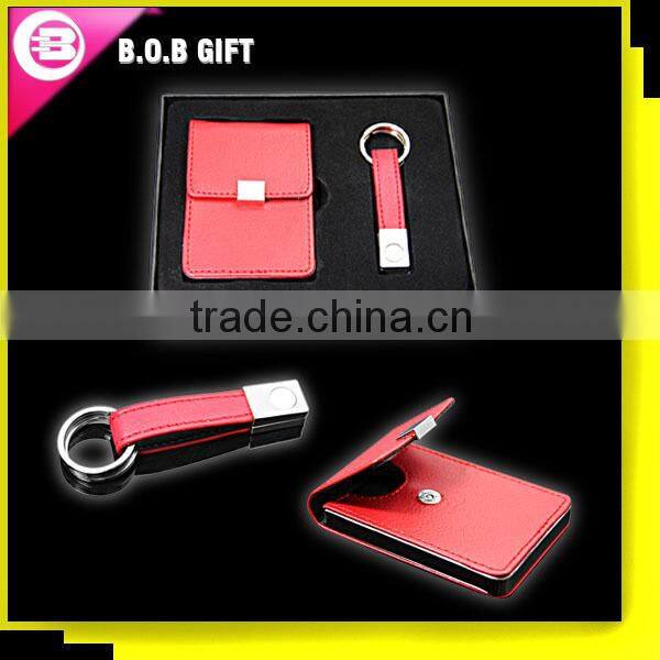 2014 Professional Manufacturer leather Folding Business Card Holder In China