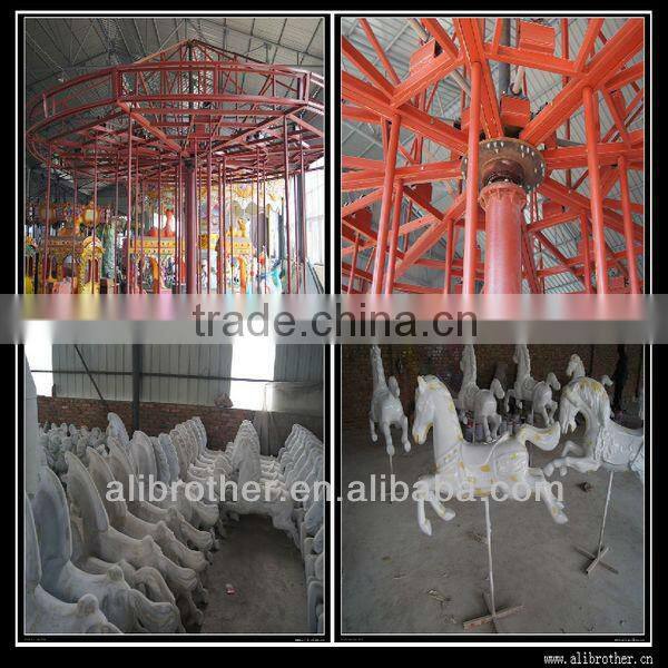 High quality and lower price mini carousel of amusement park rides 6 seats