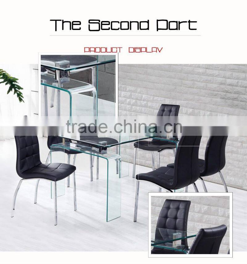 Glass Dining Table General Used Dining Room Furniture