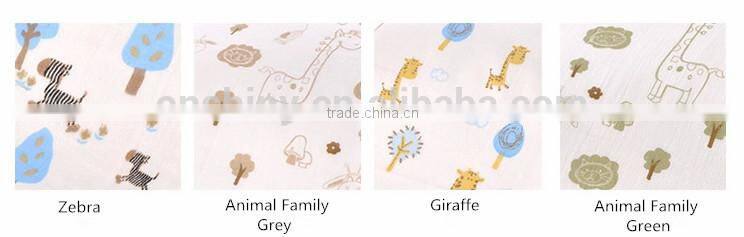 Muslin and Terry Combined Printed Baby Bamboo Towel