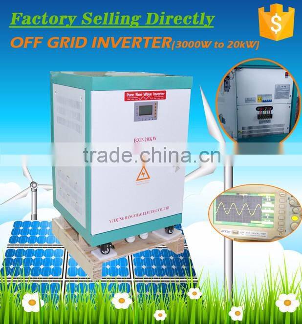15kw 3 phase sine wave solar power inverter with 100-400V wide voltage input