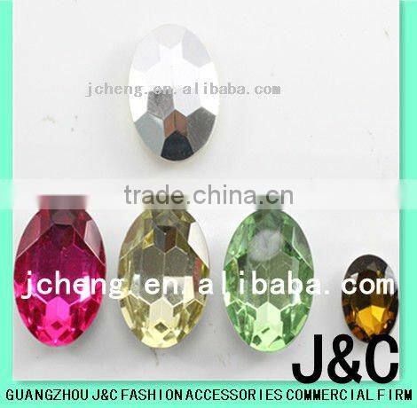Acrylic stone for garment accessory