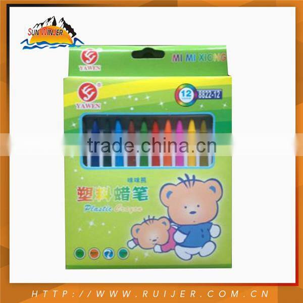 Quality-Assured Durable Competitive Price 12 Non-Toxic Crayon