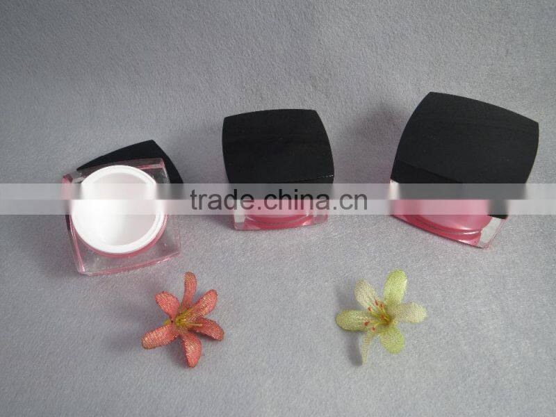 plastic facial cream packaging clear plastic container