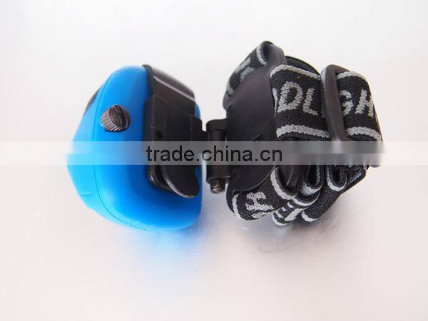 Passed CE durable LED mini plastic led headlamp aa battery