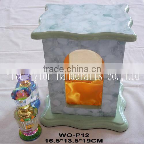 handmade unique paint spray wooden gift perfume box wholesale