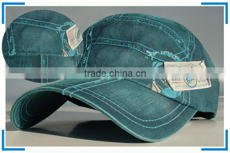 5 panels prewashed cotton snapback baseball hat