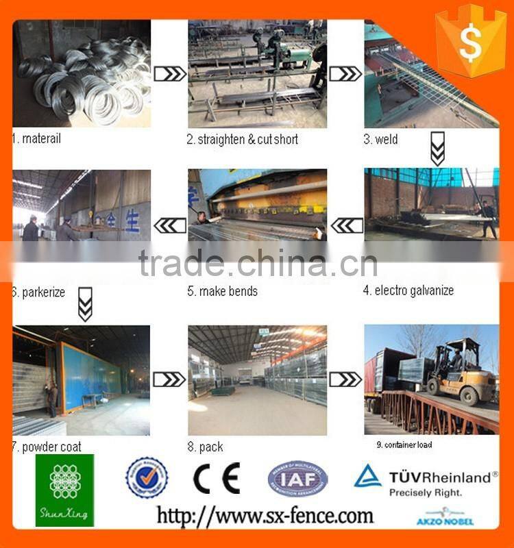 Fast Delivery Powder Coated Welded Iron Wire Mesh Fence