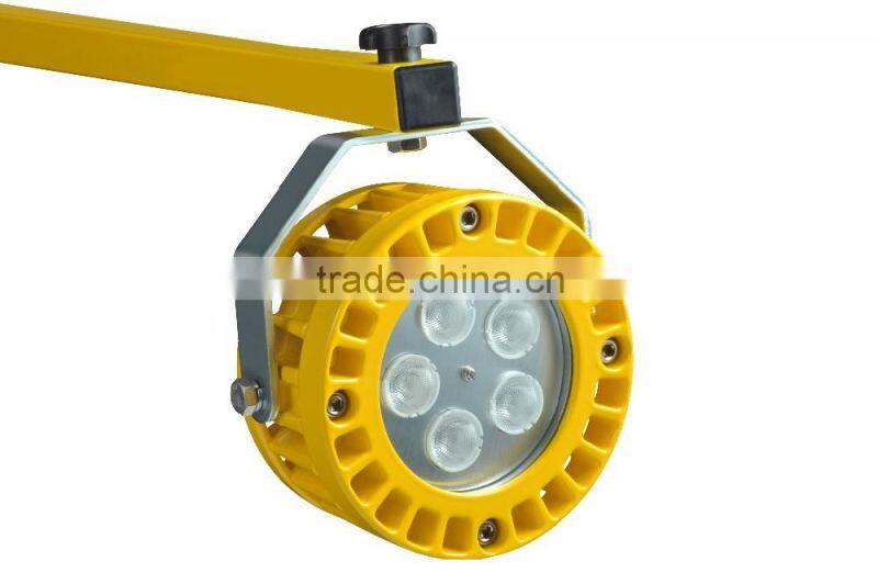 CE Fcc approved 30W/16W IP67 loading dock light with 40 inch flexible arm