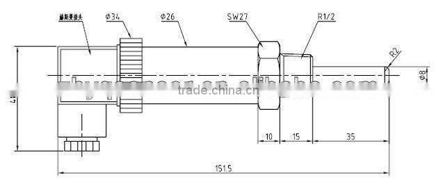 High sensitivity 4-20mA PT100 temperature controller