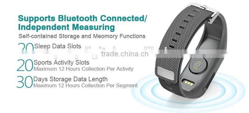 JW86 Smart Wristband with Heart Rate Monitor Fitness Tracker Bluetooth Smartband Smart Bracelet for Smart Phone