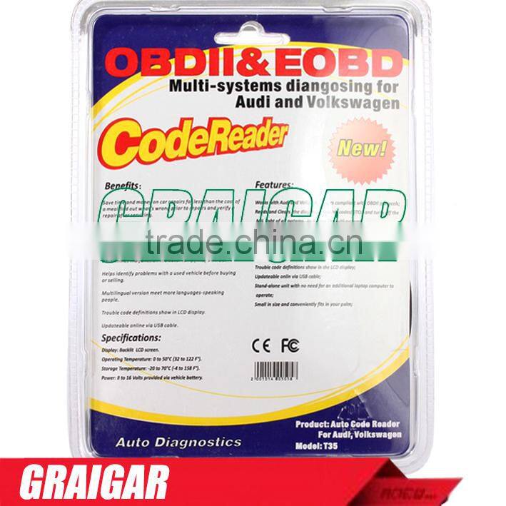 NEW VAG Auto Scanner T35 for Au-di and Volk-swagen diagnostic scan tool