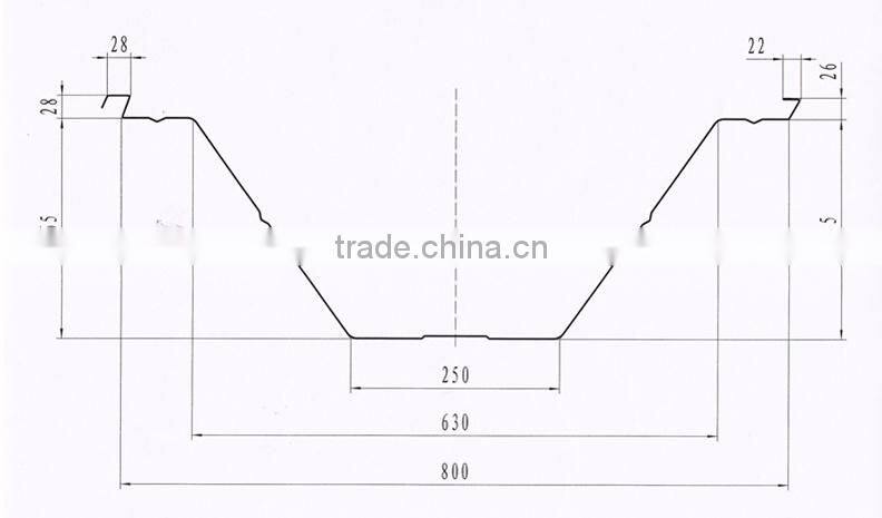1200-800 Colored Steel Sheet Tile Roof Roll Forming Machine