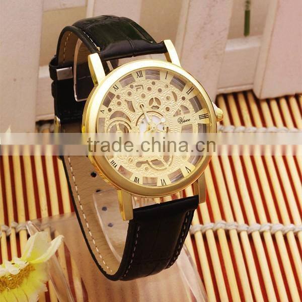 Wholesale Leather Hollow Women's Watch Design