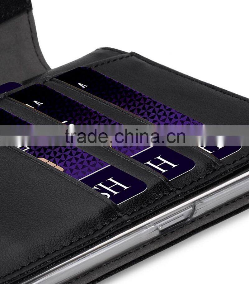 Popular Black Wallet MOBILE PHONE CASE Double Layer PU Leather Case for Samsung Galaxy S7 Edge