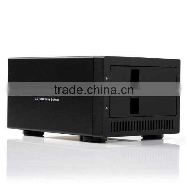 2-bay 3.5inch SATA USB 3.0 HDD storage box