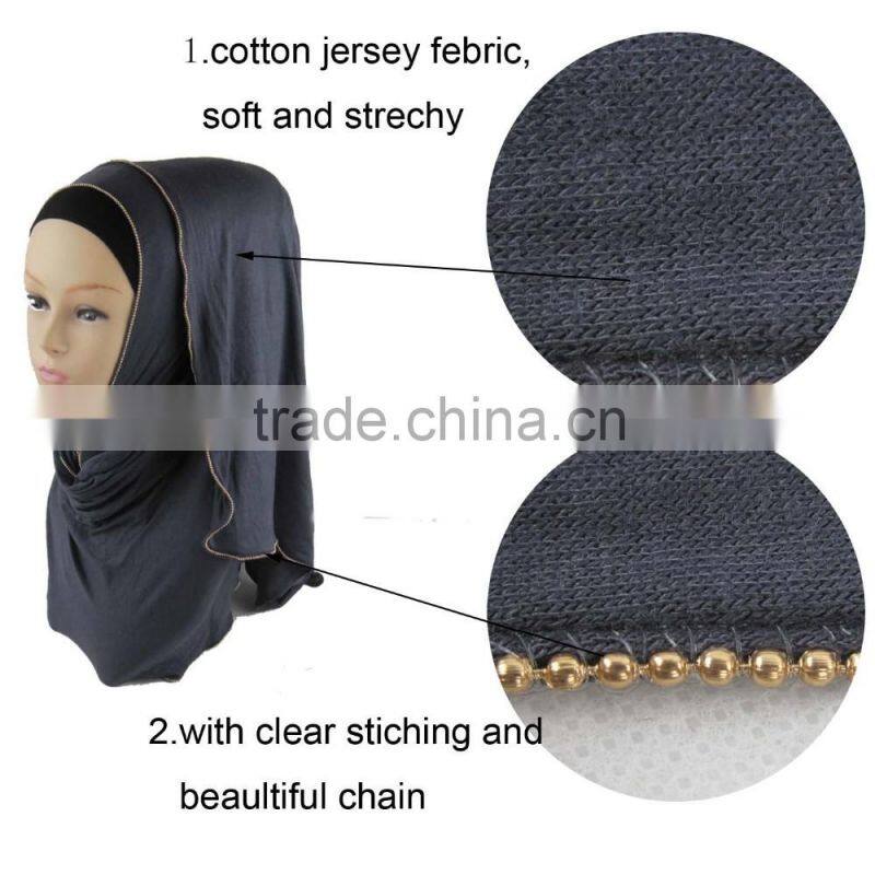 large scarf ruffle hijab cotton muslim hijab scarf