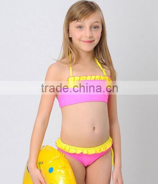New 2014 arrival baby children happy childhood cute swimsuit girls swimwear sexy swimwear girls bikini