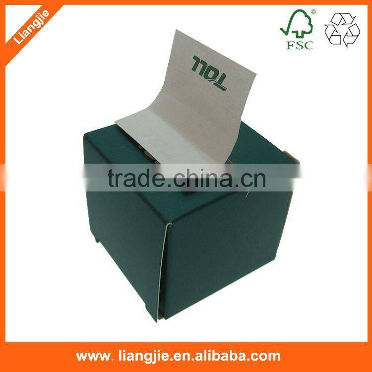 Office/school zigzag sticky notes memo pad with printed logo in box