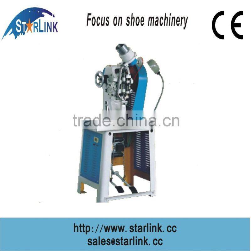 Twin-Head Insole Riveting Eyeletting Machine