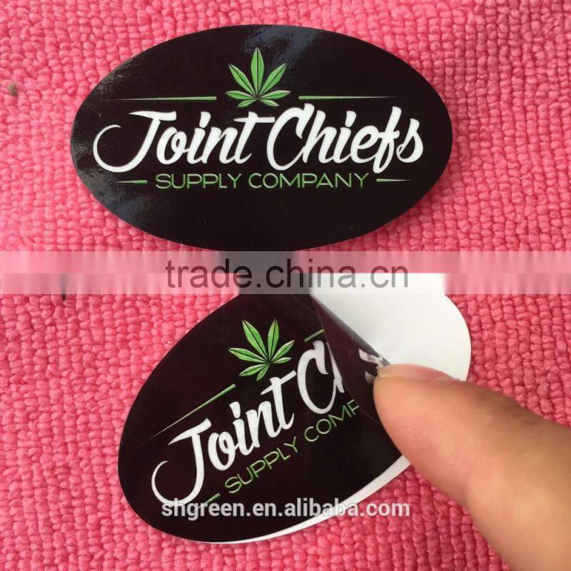 Beatiful girl eco-friendly vinyl sticker for food