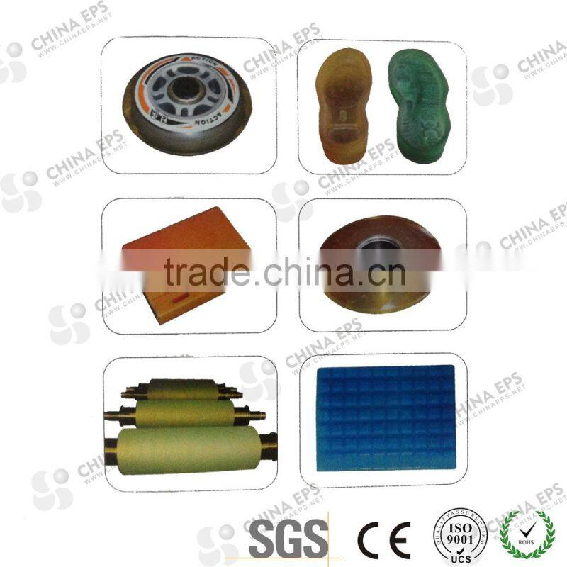 two components high temperature TDI+MOCA elastomer casting machine for PU Ring