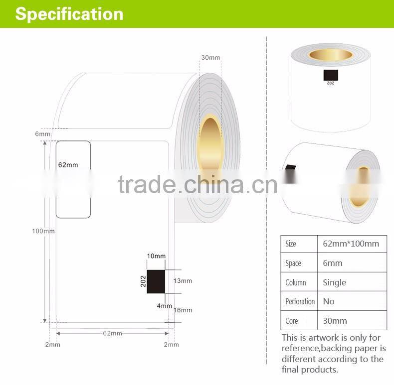 Yori DK 11202 DK label (62mm*100mm*300)
