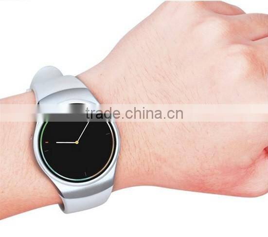 Full Display Round IPS Screen LCD MTK2502C BT4.0 blood pressure monitor watch KW18