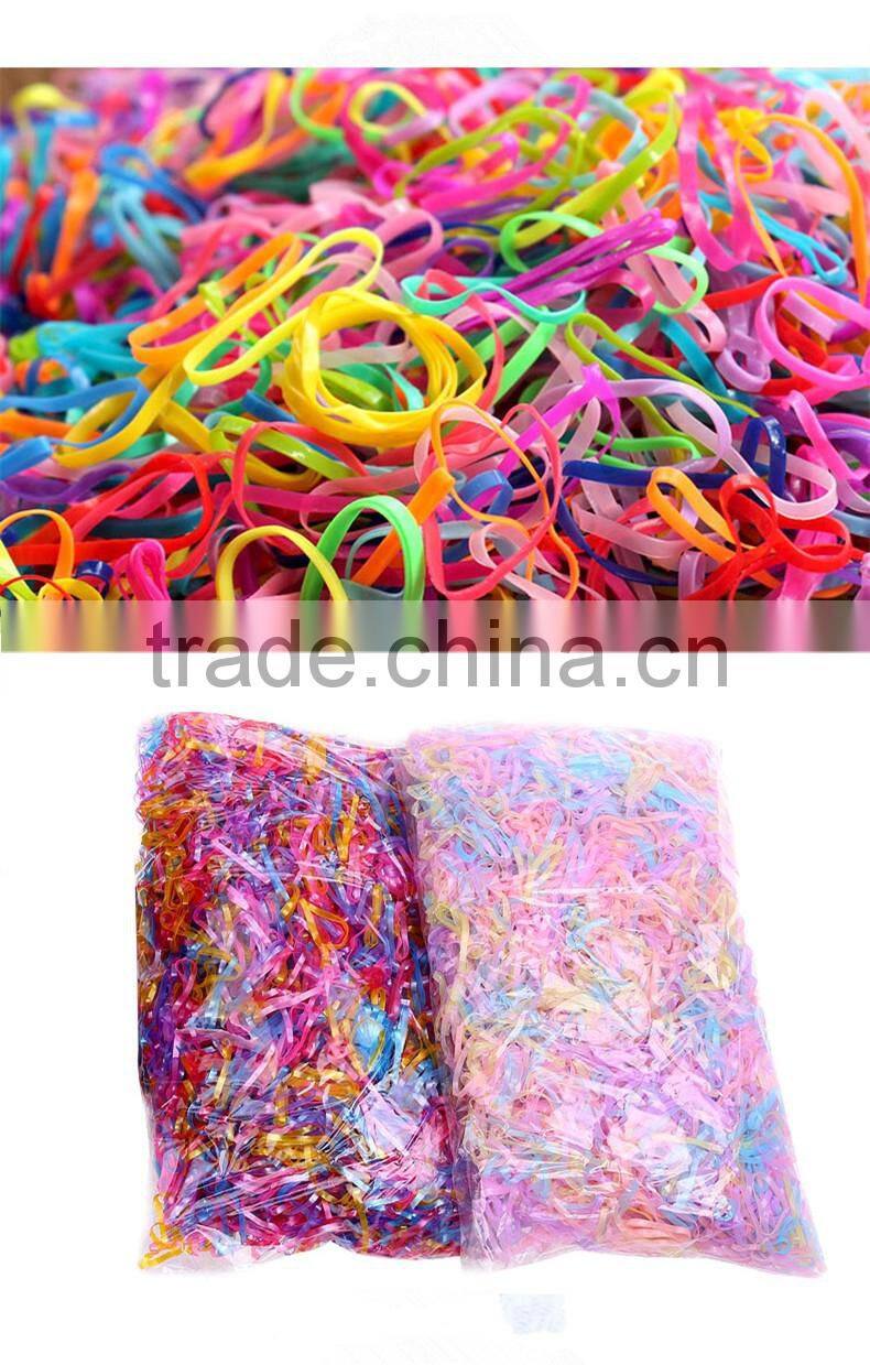 One time hair rubber elastic hair band for children