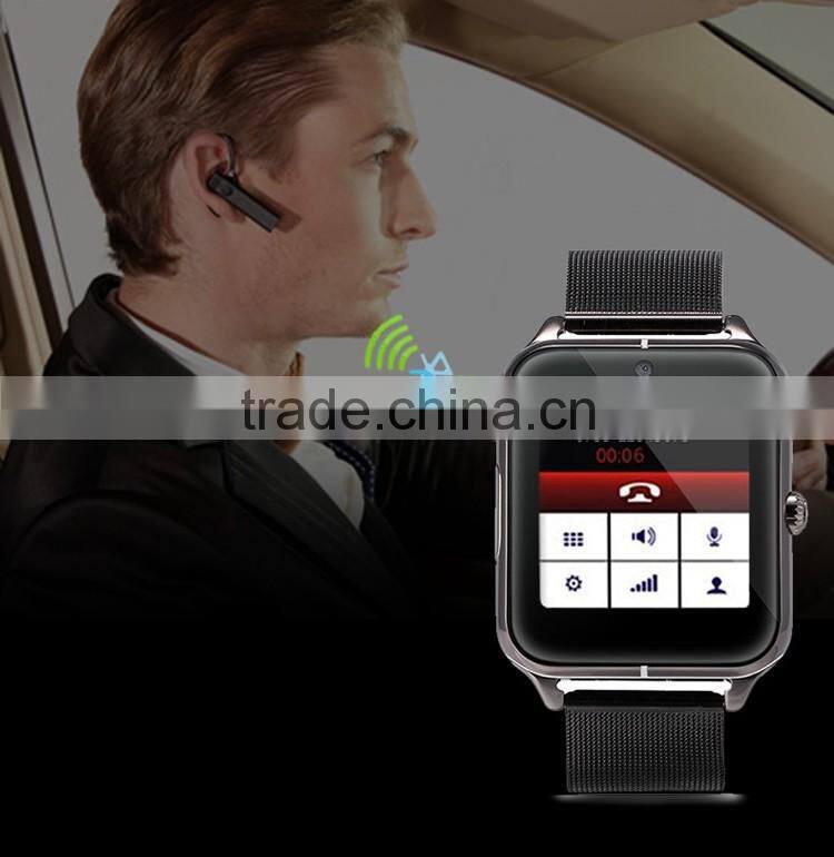 Touch screen gsm android phone calling support smart watch