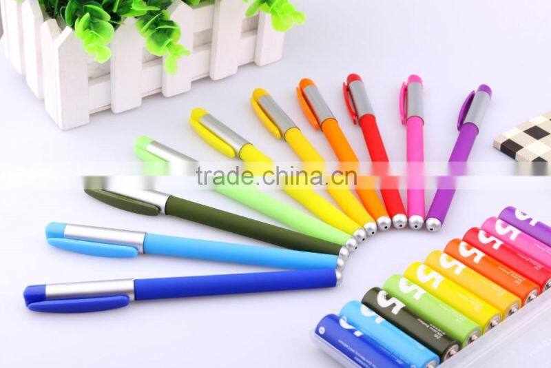 xiaomi battery colorful gel ink pen ,kids color gel ink drawing pen