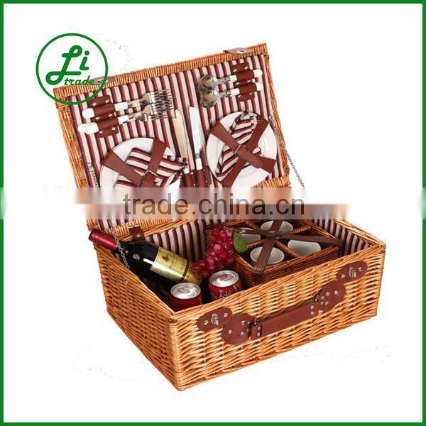 top grage retangular personalized picnic basket