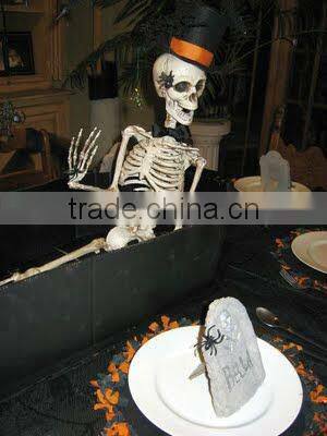 Horrific life size glittered skeleton