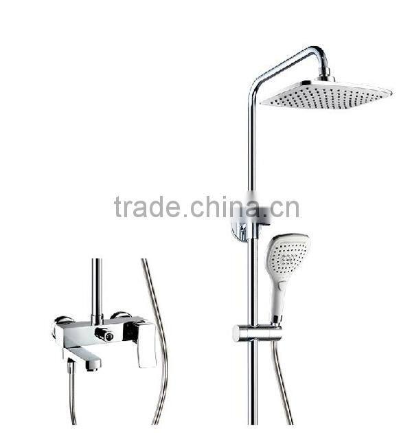 artistic brass shower faucets, bath & shower faucet mixer, exposed wall-mounted faucet shower washing
