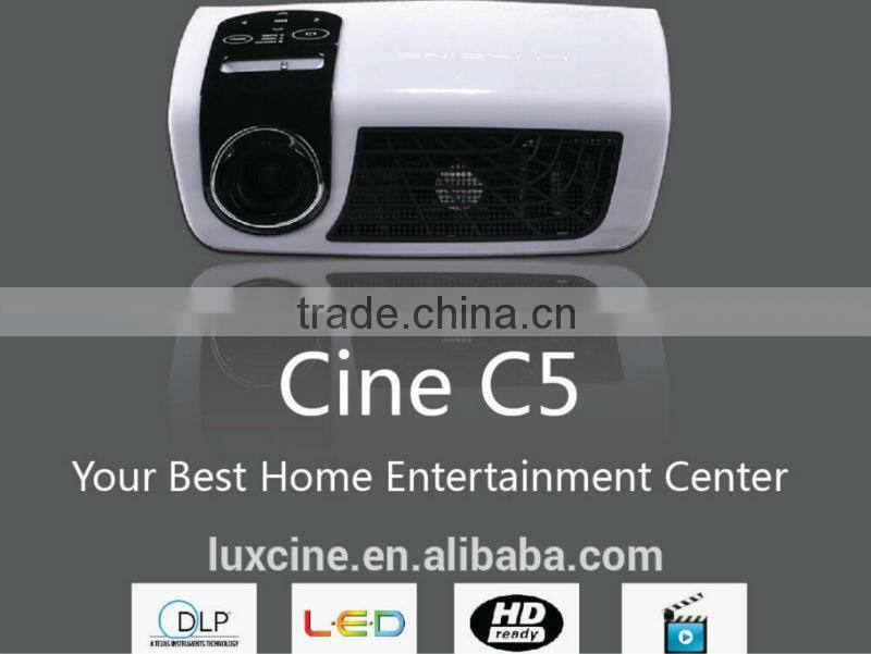 Analog TV LED Projector - Mini Home Theater Projector C5