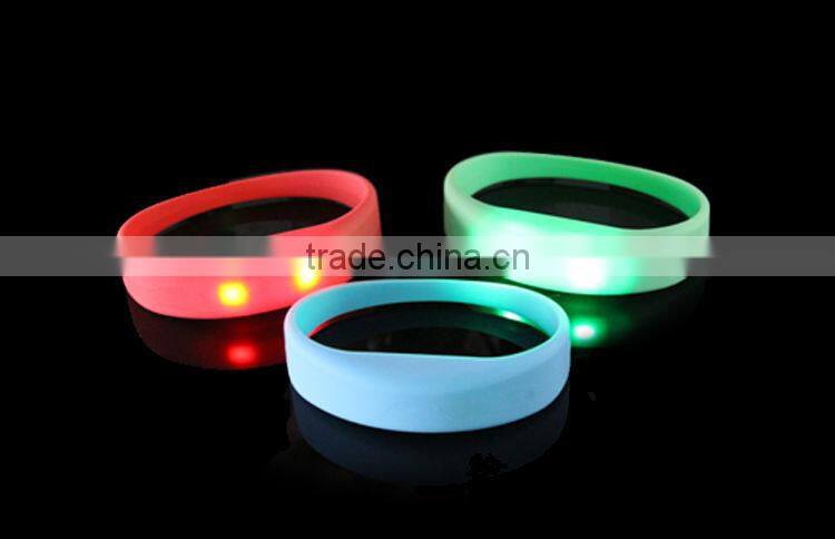 Birthday Giveaways Multi Color Silicone Bracelet With Light