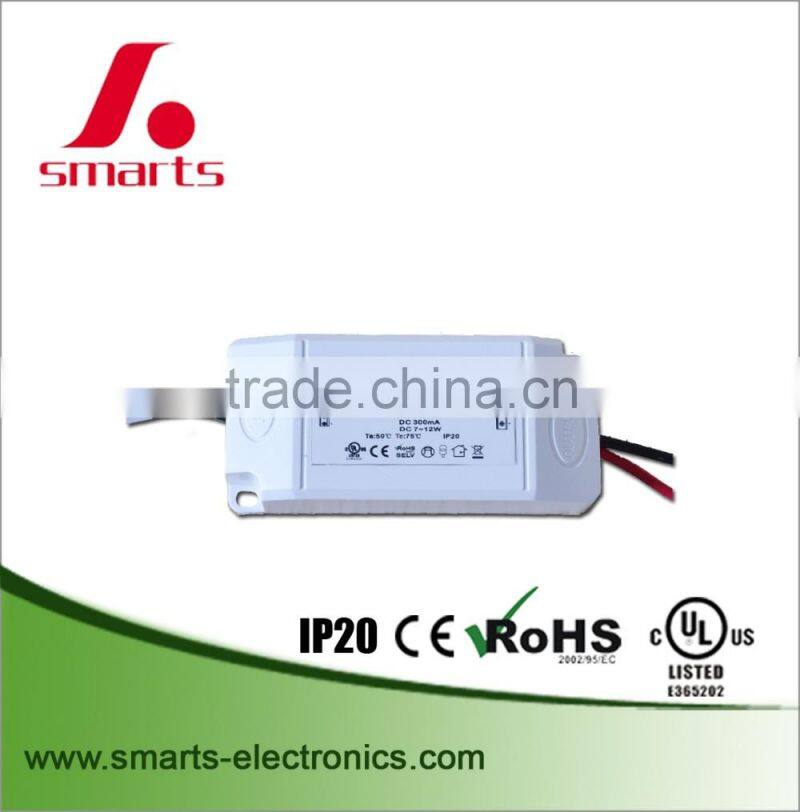 led driver 12-18w 300ma No flicker no niose led constant current driver
