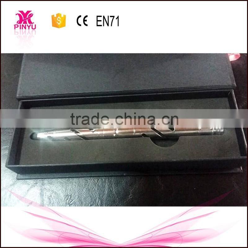 high quality silver heavy stainless steel tactical self-defense ball pen as a defense weapon for private person gift
