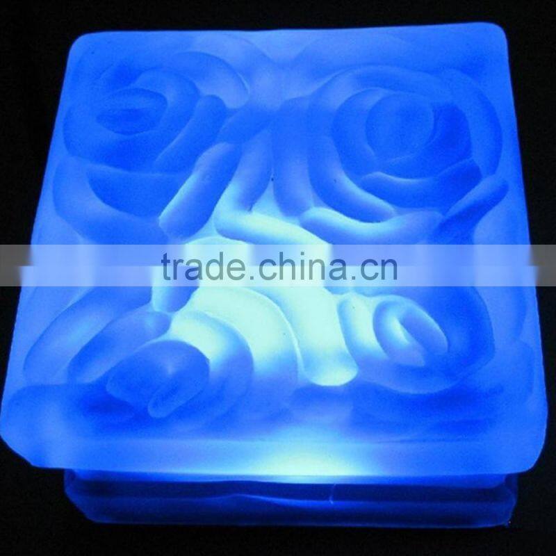 Colorful changing square led floor light floor lamp modern with fiber optic flloor lights can be design by customers