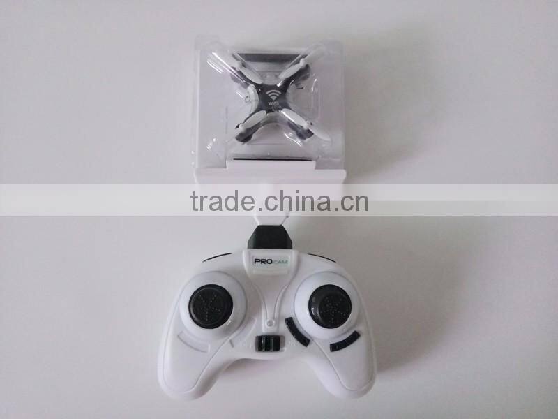 2.4G 4-axis ufo aircraft Mini quadcopter with built in Wifi Real-time camera nano Fpv Quadcopter