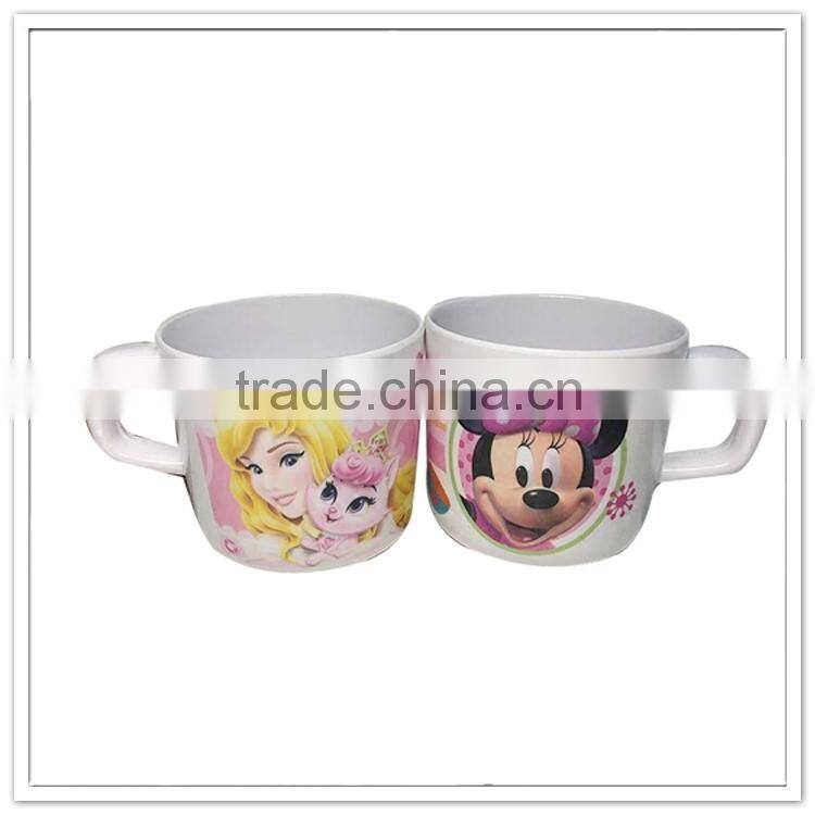 Children unbreakable print melamine mug