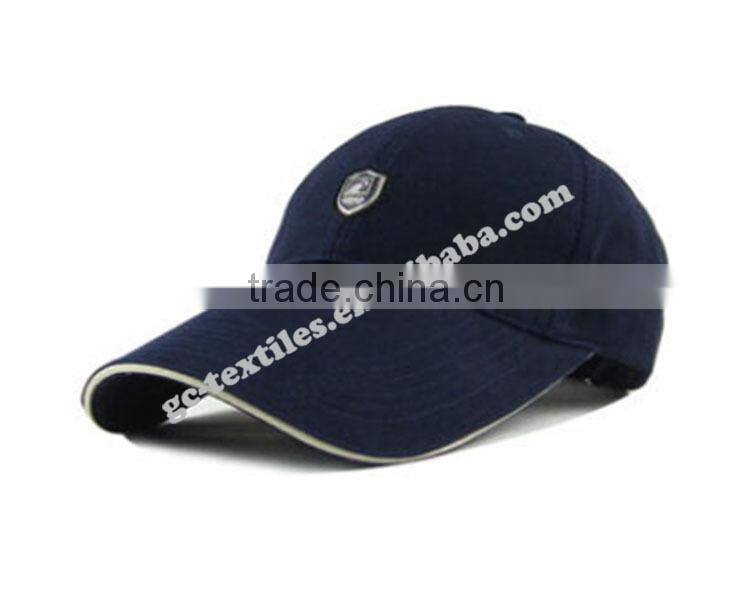 china supplier cotton twill OEM logo sandwich baseball cap