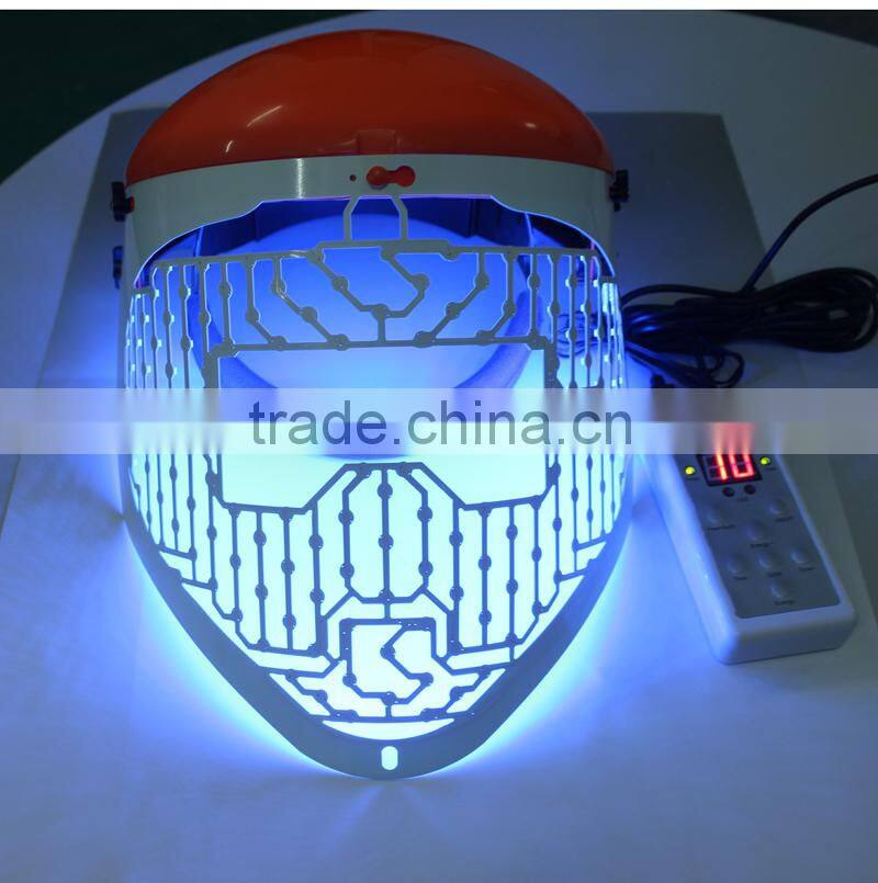 2015 Hot sale IPL light therapy acne treatment green red and blue light mask