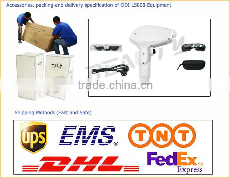 Bestselling cheap laser hair remover diode laser system OD-LS808