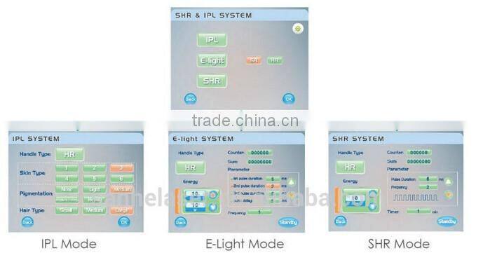 IPL Wrinkle Removal Machine OPT Hair Epilation Equipment